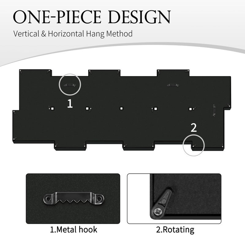 J.M.Deco 12 Opening Picture Collage Frame Wall Decor, 4x6 Photo Collage Frame for Gallery, Ideal Wedding/Christmas Gifts, One-Piece, Retro Brown - Image 4